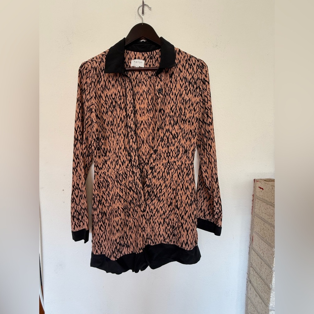 harlyn 💯 silk romper